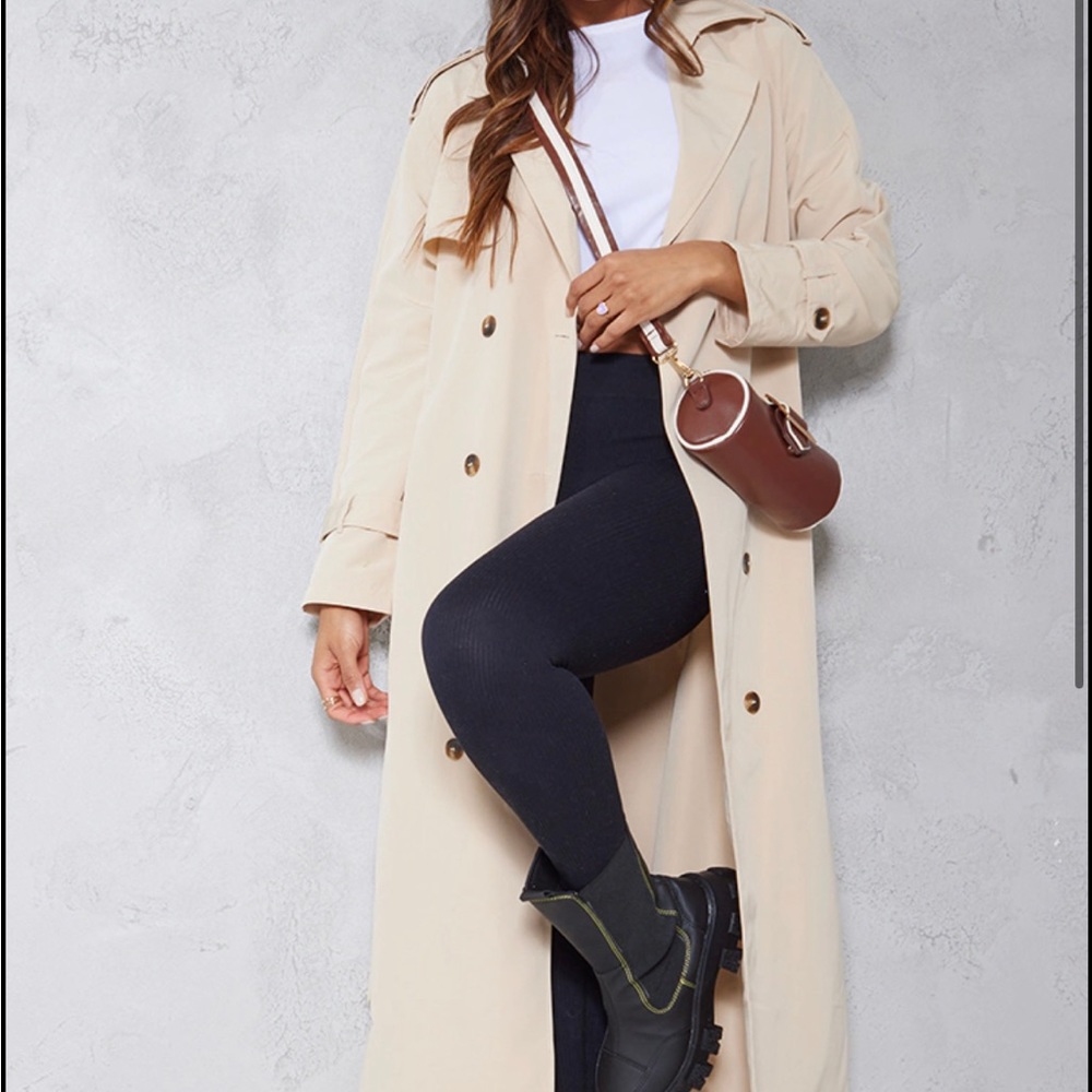 PLT Stone Oversized Trench Coat